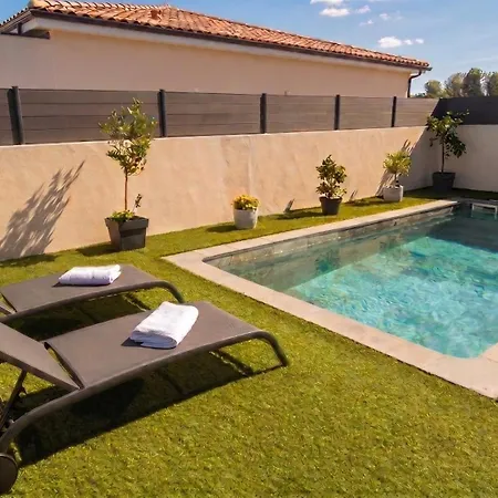 Homestay D'hotes Dans Avec Piscine Et Terrasse A 15min De Narbonne
